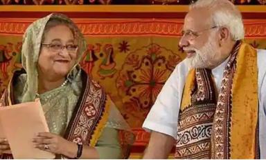 Sheikh Hasina du Bangladesh et Narendra Modi