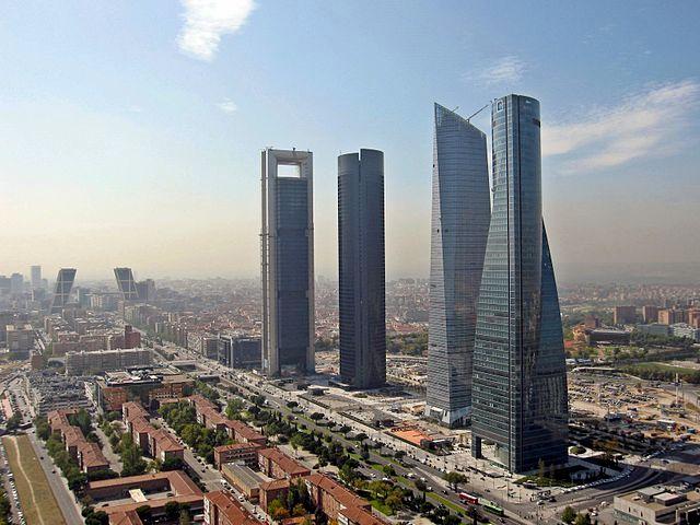 Les 4 grandes tours au nord de Madrid