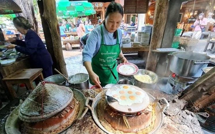 Cuisine artisanale dans le nord de la Thailande