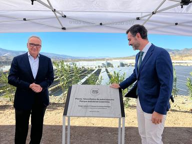 Ramón Fernández-Pacheco, Paco Martínez Cosentino, la mayor instalación fotovoltaica industrial de autoconsumo de España gracias a  @GrupoCosentino .