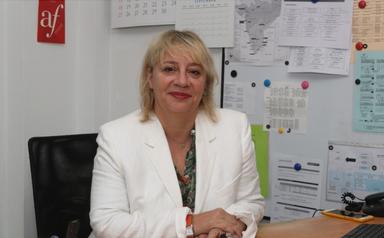 Patricia Thery-Hart, directrice de l'Alliance française de Chennai