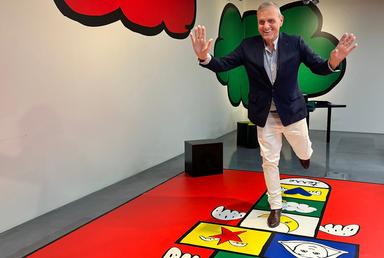 Jean-Charles de Castelbajac inaugure l’atelier au centre Pompidou Malaga