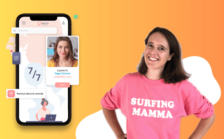 Pauline fétu et son application 9 mois pour toi