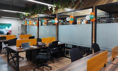 Des bureaux d'une entreprise en Inde