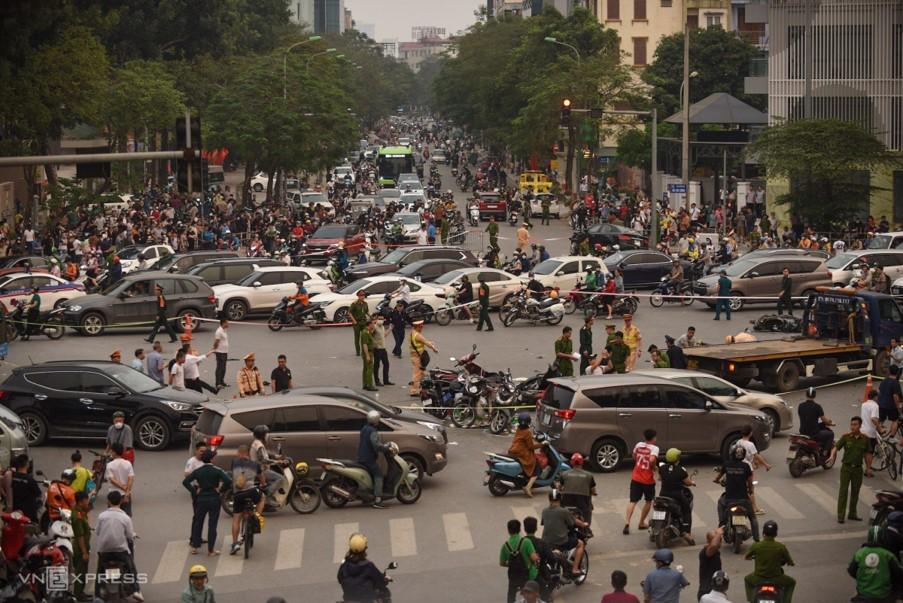 grave accident au centre de hanoi le 5 avril 2023