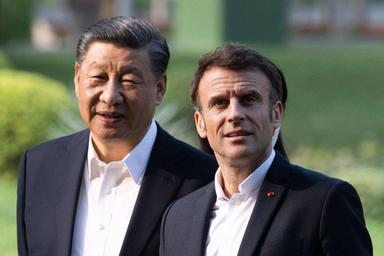 macron et xi jinping