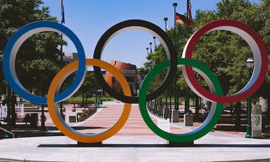 Anneaux symbole des Jeux Olympiques