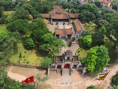 la citadelle Co loa à Hanoi, un monument national 