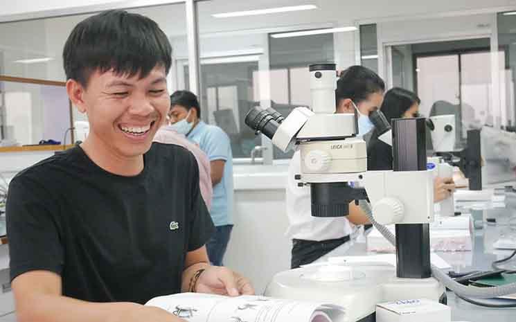 Training Taxonomie à l'Institut Pasteur du Cambodge