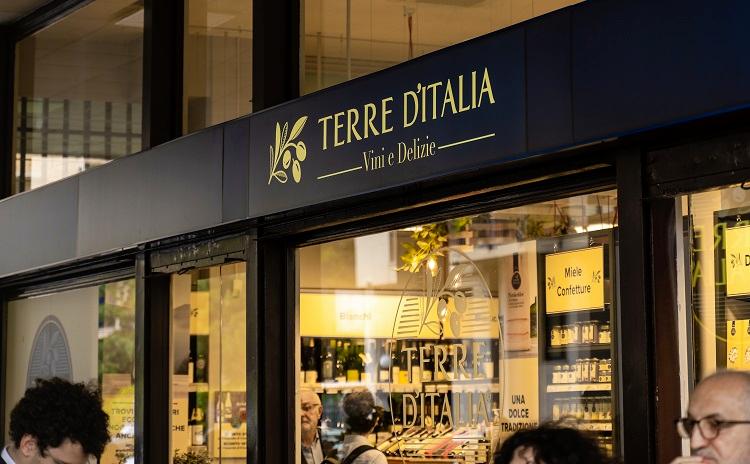 enseigne du magasin Terre d'Italia