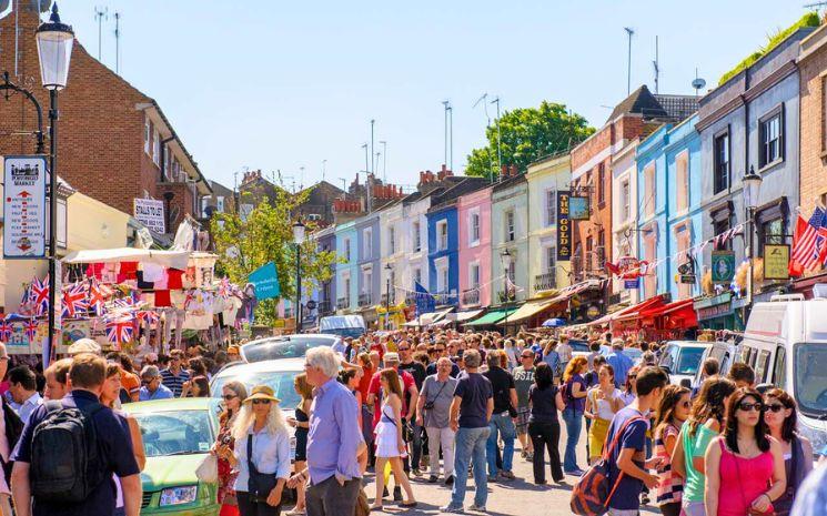 portobello road market londres