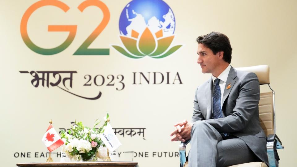 trudeau G20 india