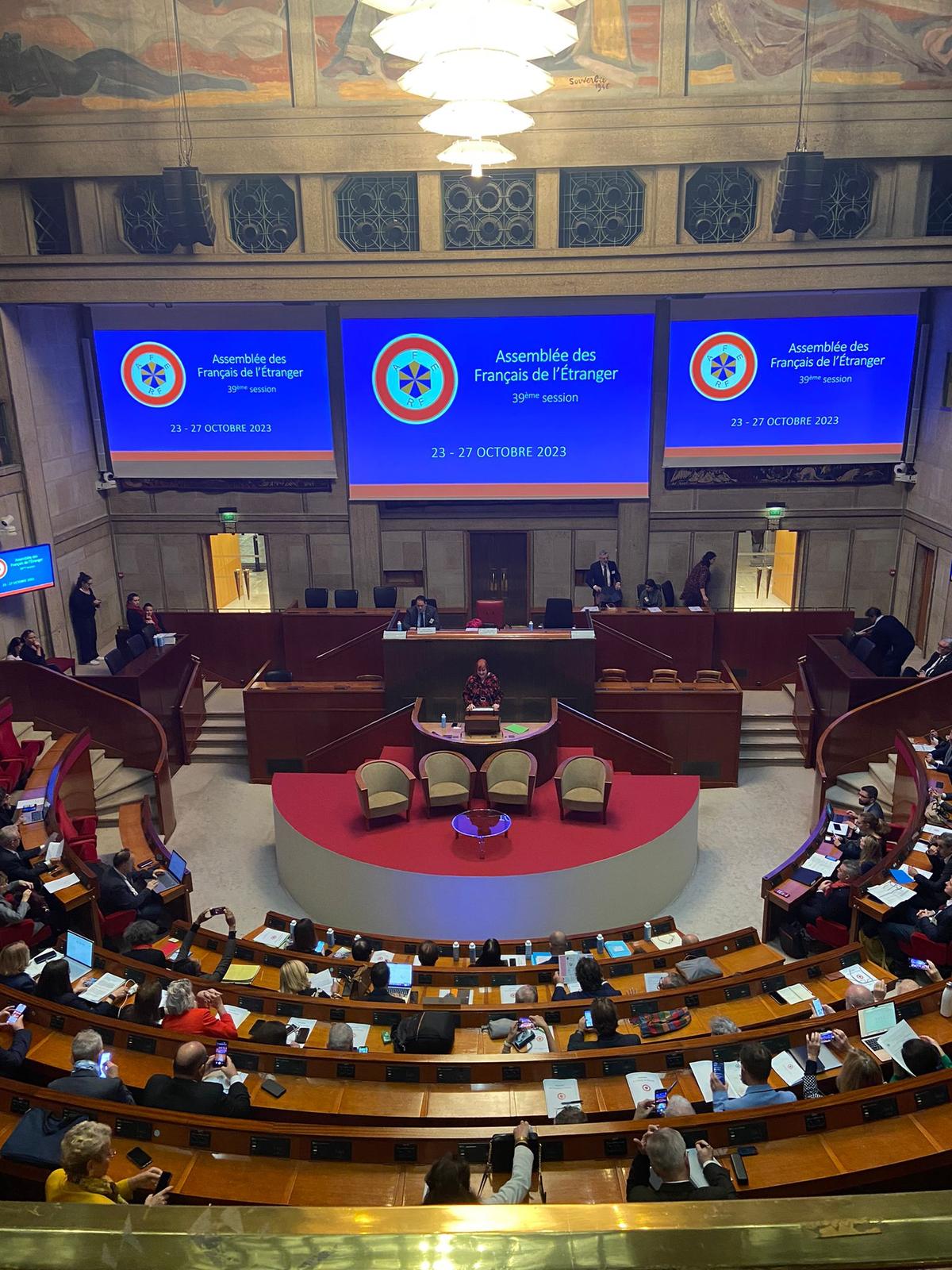 session de l'Assemblée des Français de l'étranger