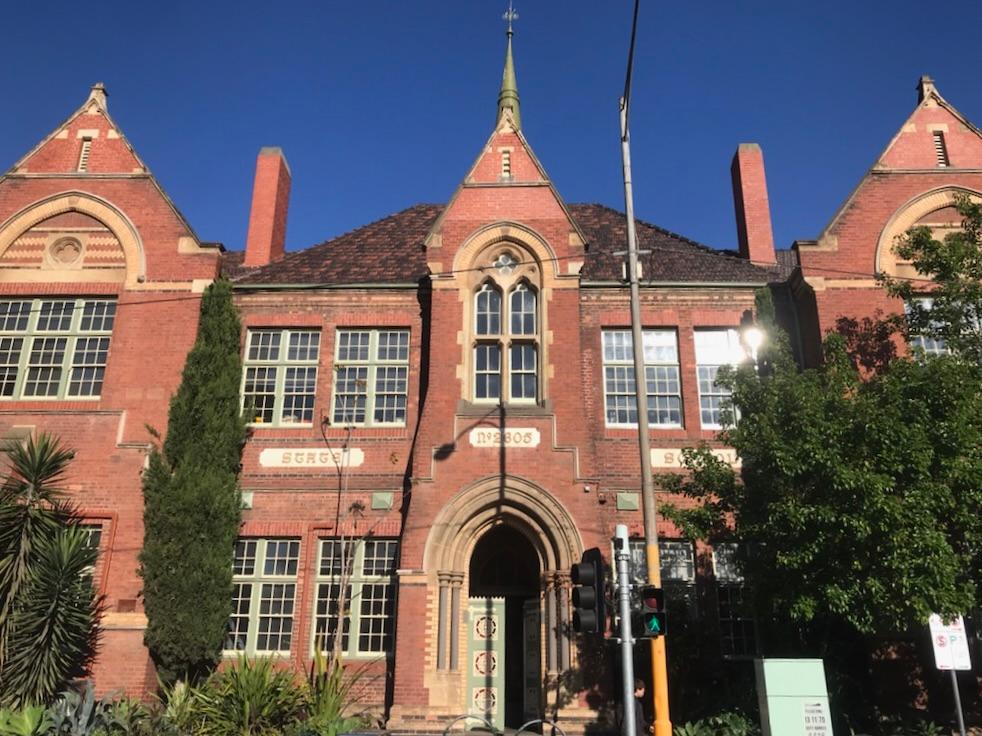 L'école primaire de Carlton Garden, bâtie en 1884