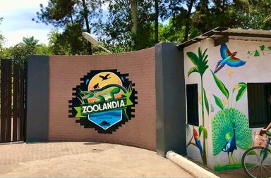 ZOOLANDIA Entrée du parc de Brazzaville