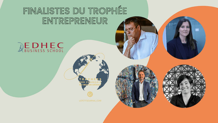 Les finalistes du trophée entrepreneur du Moyen Orient 