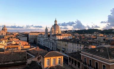 vue panoramique sur les toits de Rome