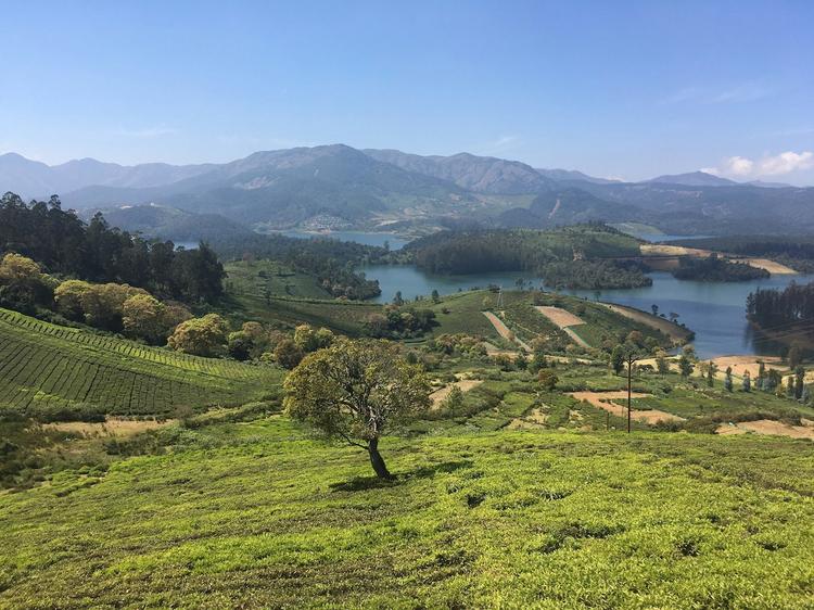 vue de Ooty en Inde du Sud