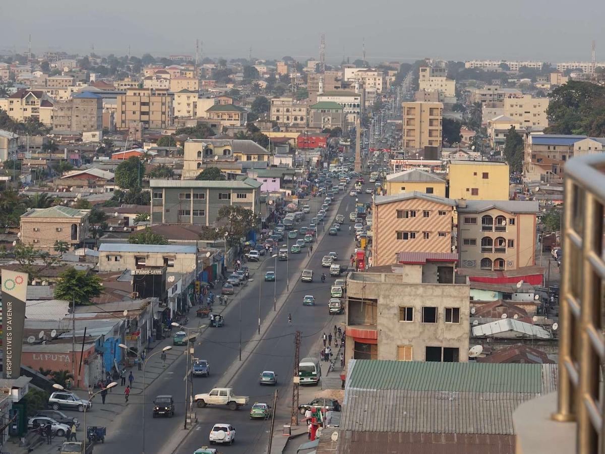 Brazzaville vue d'en haut