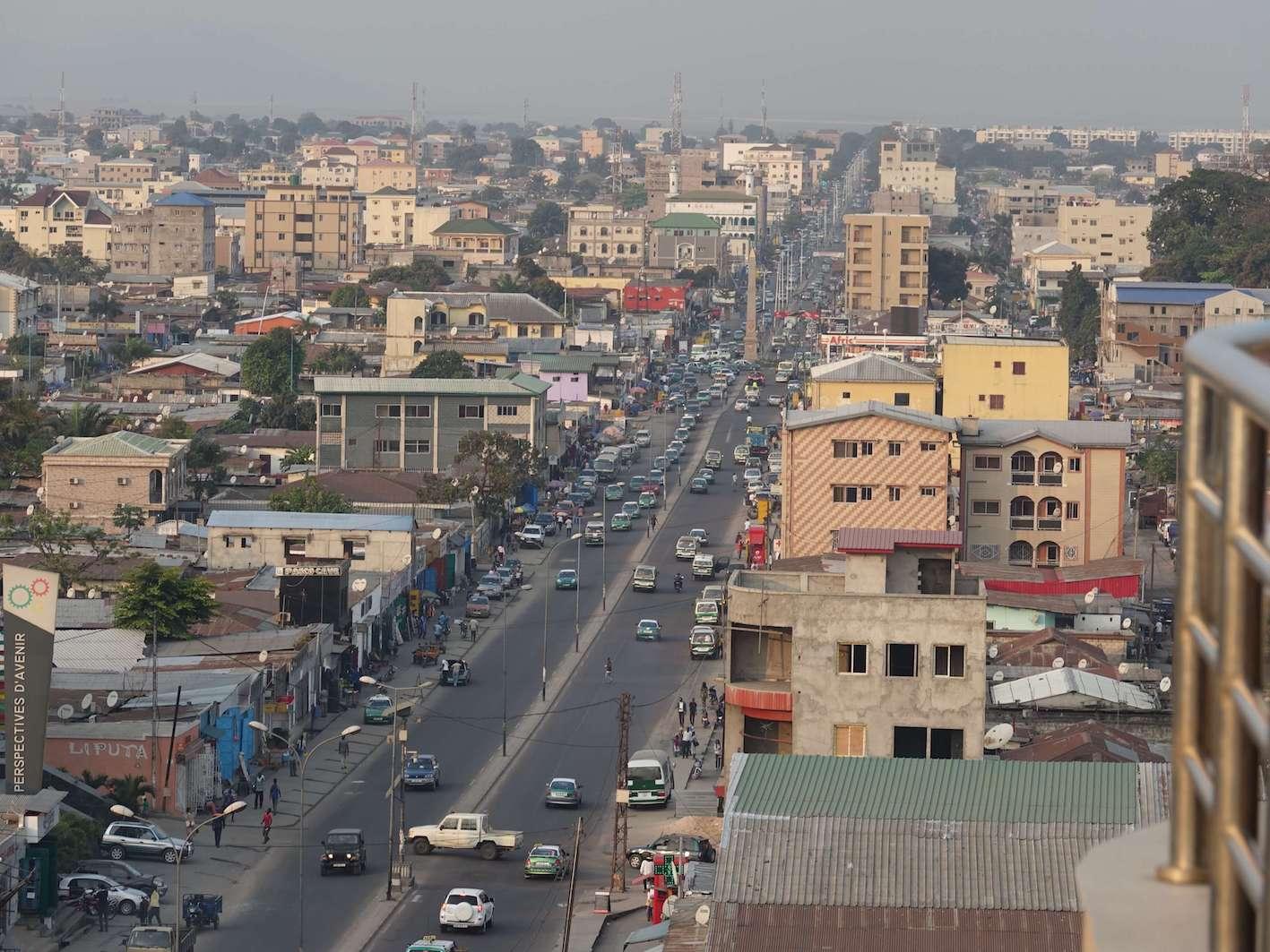 Brazzaville vue d'en haut