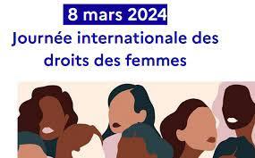 Le 8 mars est la journée internationale des droits des femmes.