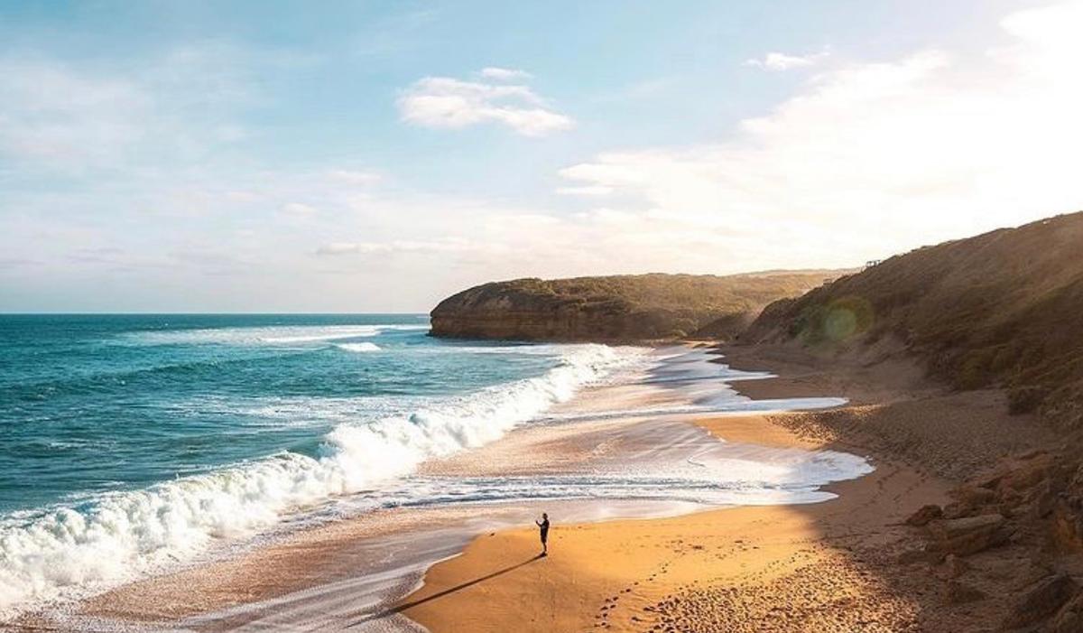 Bells Beach, près de Torquay, Victoria, Australie