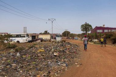 Déchets dans les rues Afrique du sud