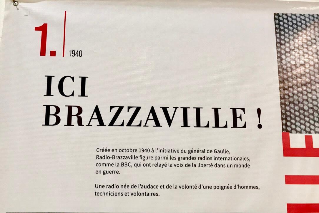 Exposition Radio Brazzaville à l' Institut Français de Brazzaville