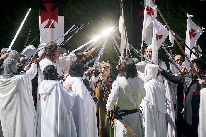 Fêtes médiévales de Monzon avec templiers