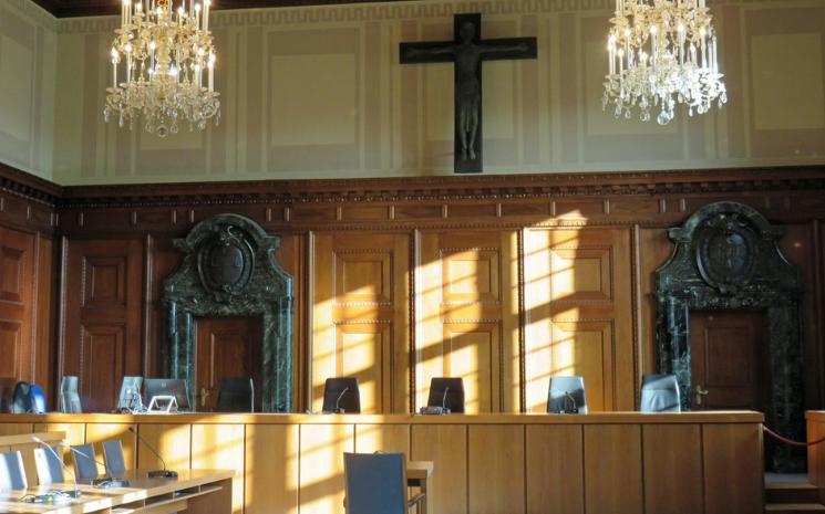 salle de tribunal allemande