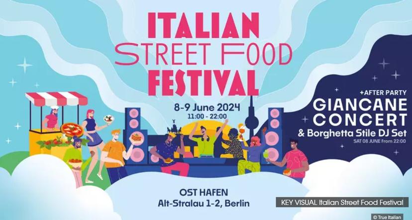 affiche Italian street food festival