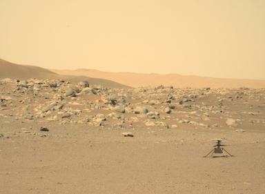 La Nasa a rétabli le contact avec son hélicoptère sur Mars