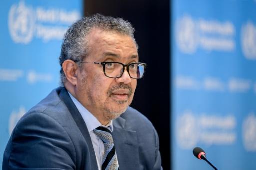 le Dr Tedros Adhanom Ghebreyesus lors d'un point sur la variole du singe